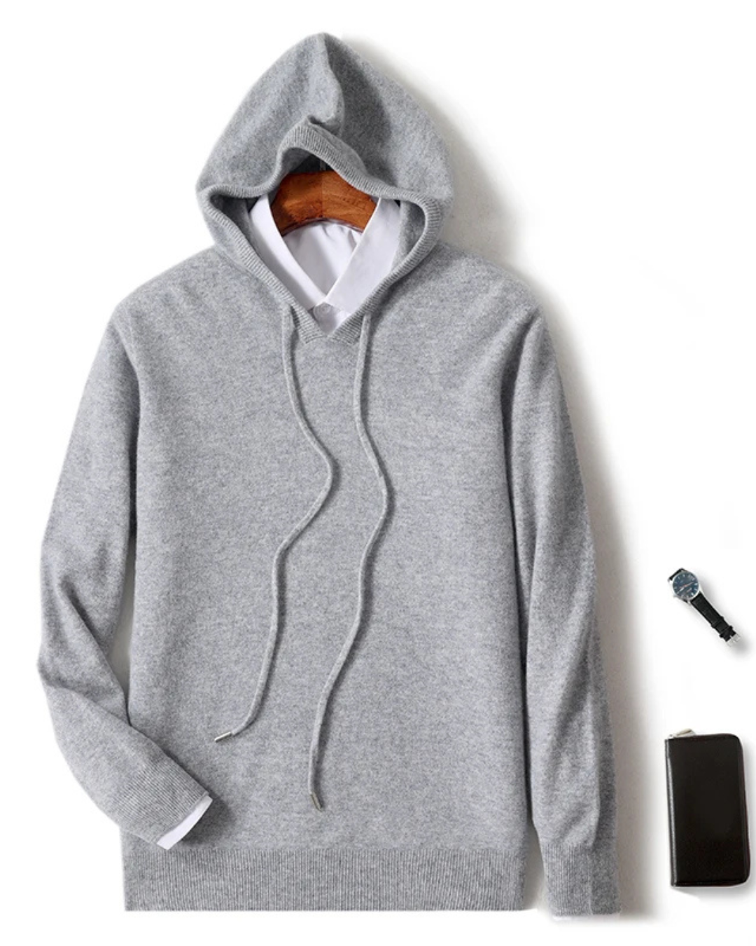 Heren Hoodie met Capuchon en Ritssluiting