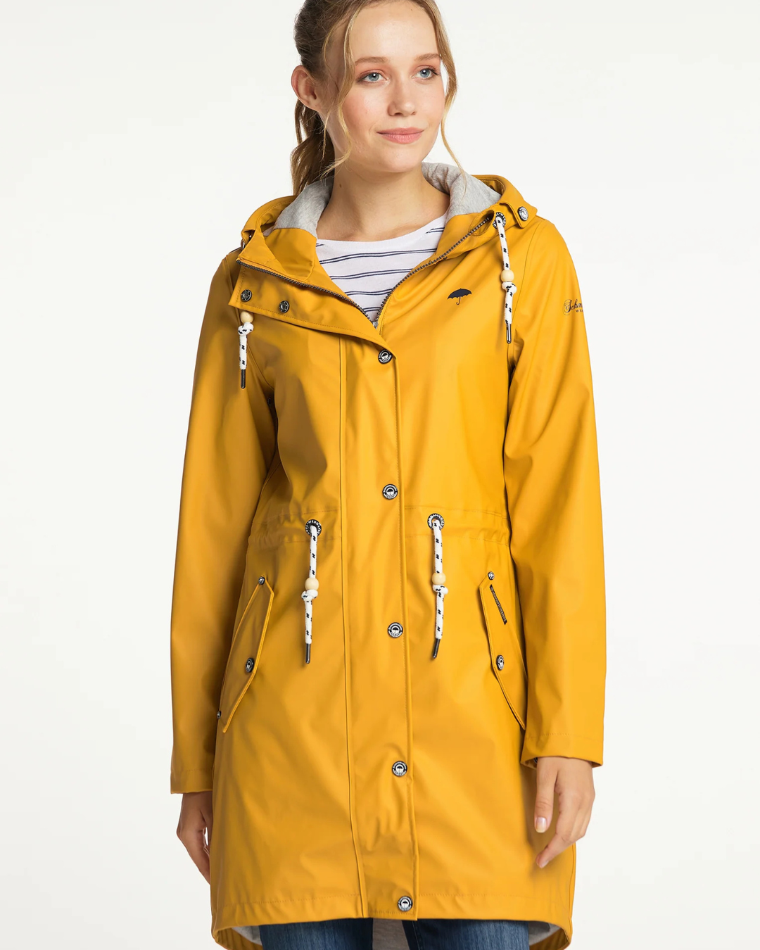 Dames Parka Jas met Capuchon en Knopsluiting