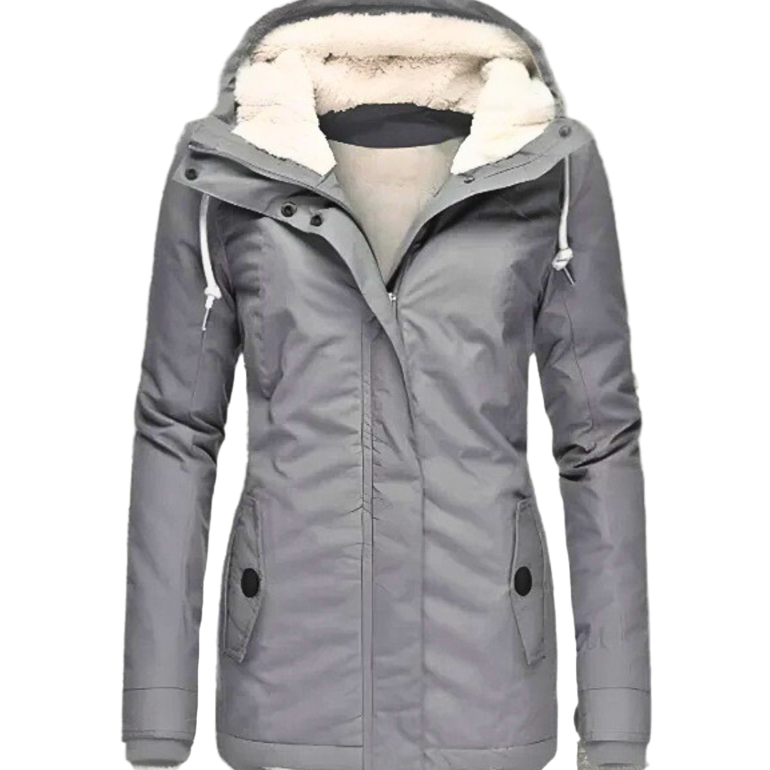 Dames Parka Jas met Sherpa Voering en Capuchon