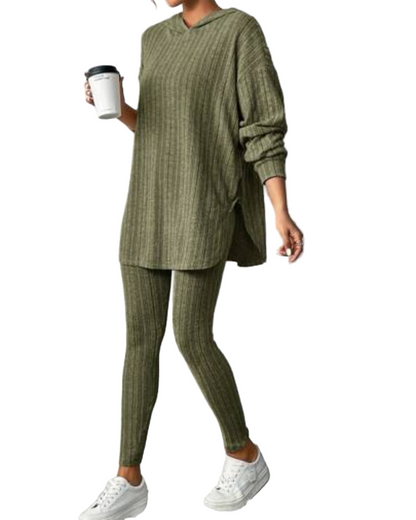 Dames Loungewear Set met Hoodie en Leggings