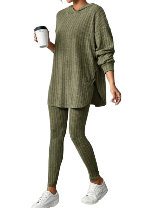 Dames Loungewear Set met Hoodie en Leggings