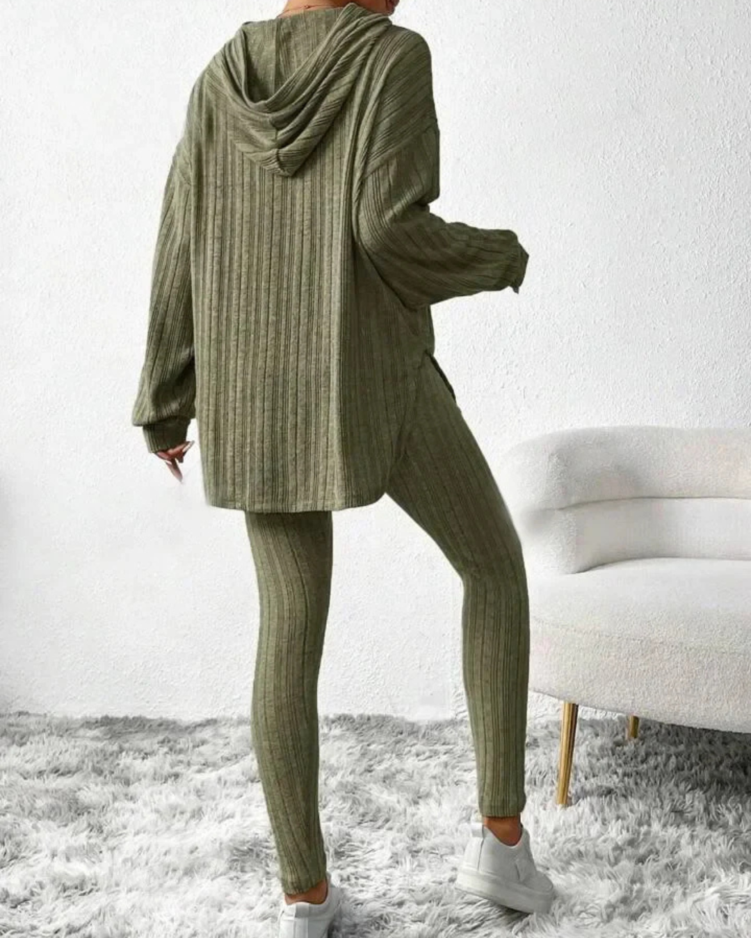 Dames Loungewear Set met Hoodie en Leggings