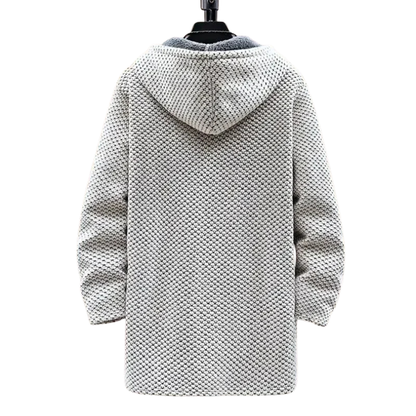 Heren Jas met Capuchon en Ritssluiting