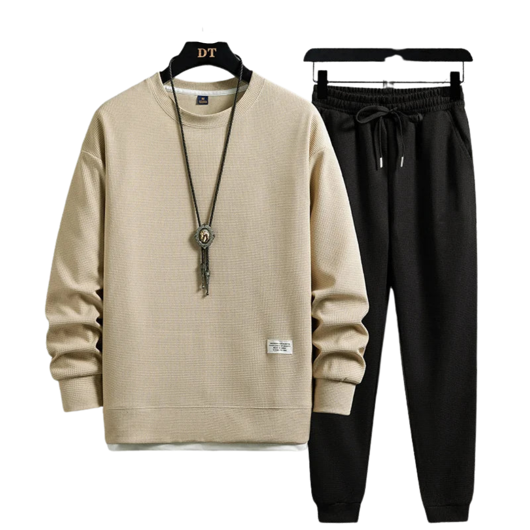 Heren Loungewear Set met Sweater en Joggingbroek