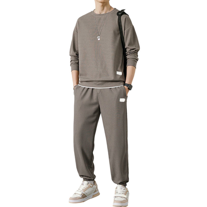 Heren Loungewear Set met Sweater en Joggingbroek