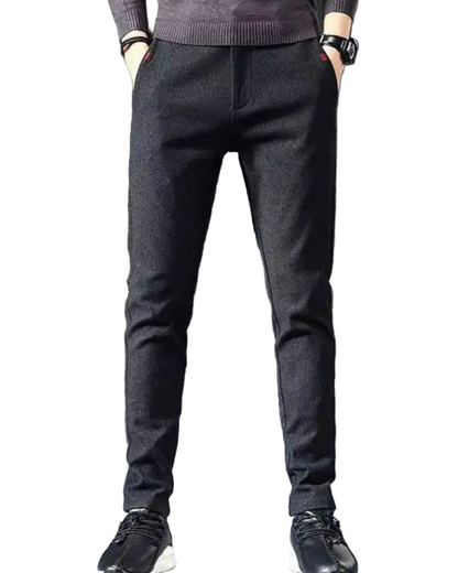 Heren Broek met Steekzakken en Rechte Pijpen